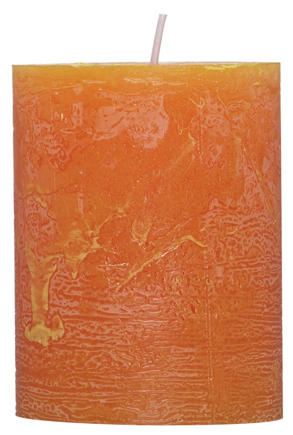 Rustic-Kerze Amber 68x90mm