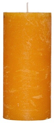 Rustic-Kerze Amber 68x150mm