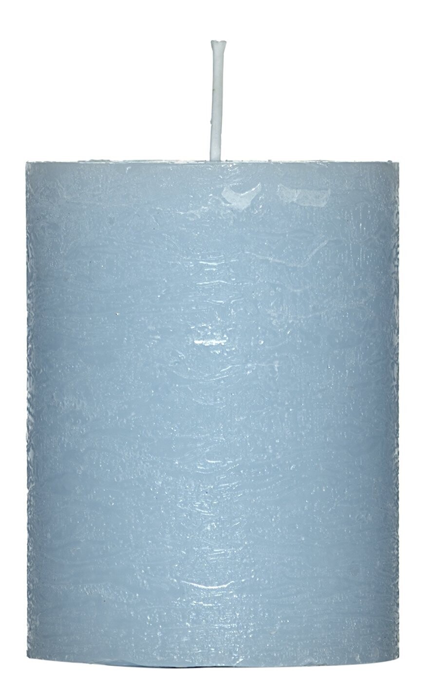 Rustic-Kerze Mittelblau 68x90mm