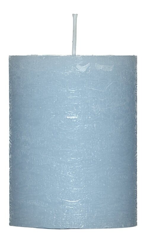 Rustic-Kerze Mittelblau 68x90mm