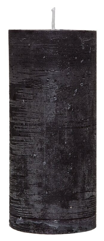 Rustic-Kerze 68x150mm Schwarz Rustic-Kerze 68x150mm Schwarz