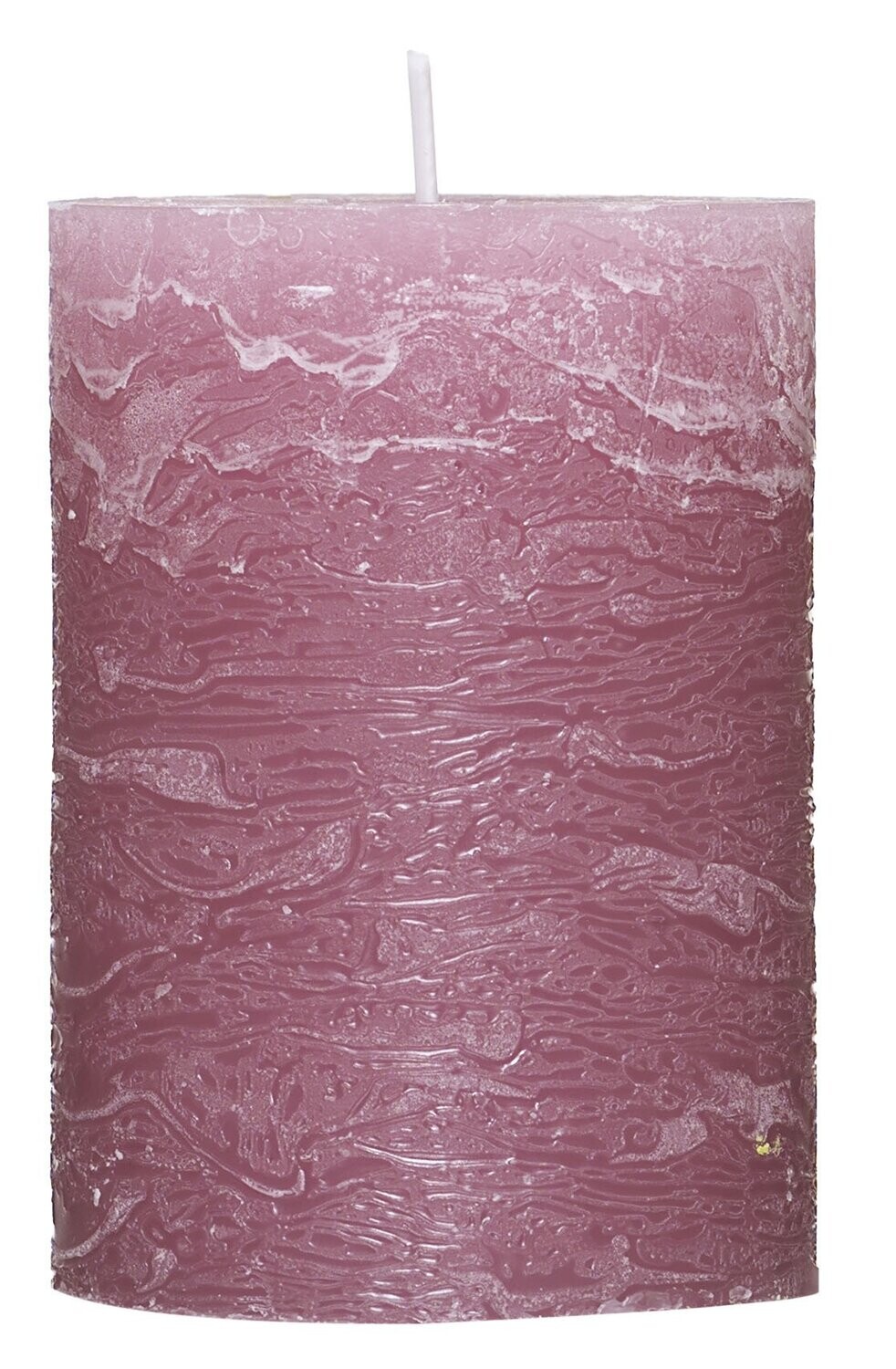 Rustic-Kerze Rosa 68x90mm