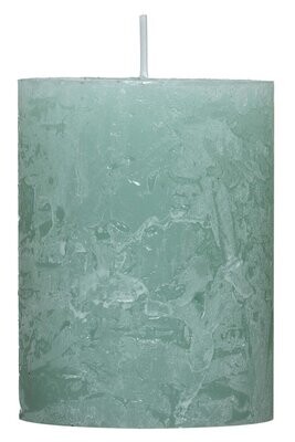 Rustic-Kerze ca. 68 x 90mm Minze