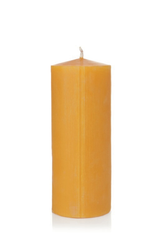 100% Bienenwachs Stumpenkerze 200x80mm