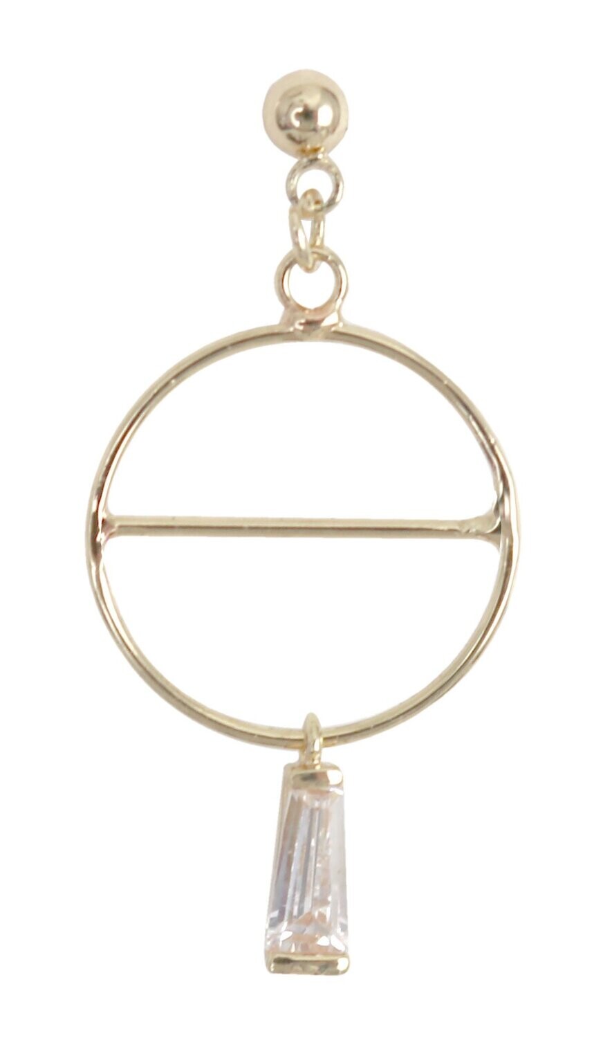 WS Kennedy Drop Earring Gold - Ohrringe in Gold