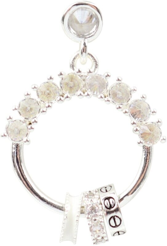 WS Earring Tali Stud Silver - Ohrringe Silber