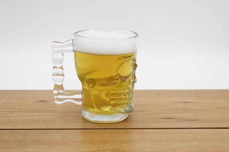 Totenkopf Bierglas