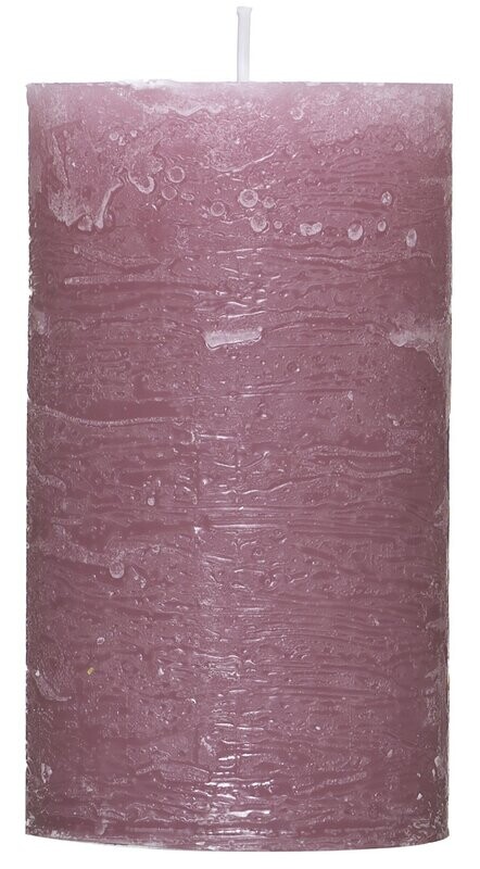​Rustic-Kerze Rosa 68x120 mm