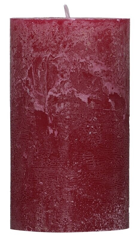 ​Rustic-Kerze  Rot 68x120mm