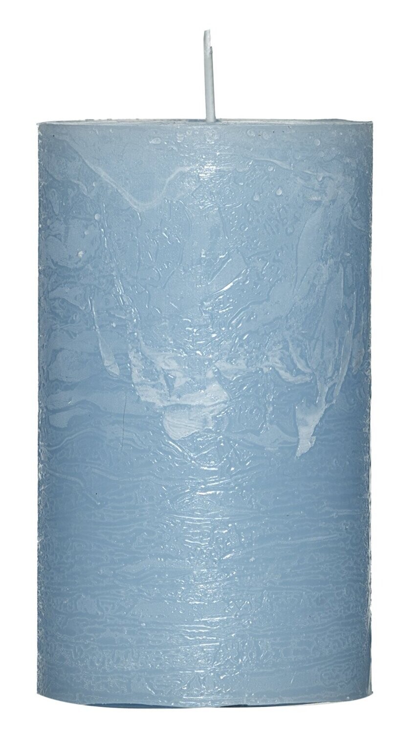 Rustic-Kerze mittelblau  68x120mm