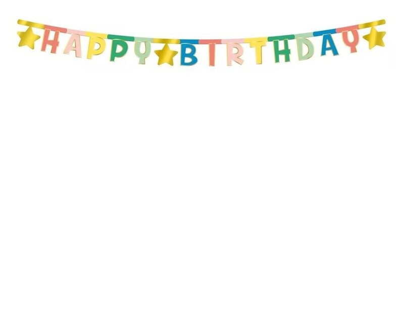 Banner Happy Birthday 1,6m