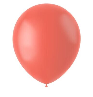 Luftballon 33 cm Korall 10er Packung