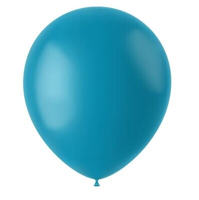 Luftballon 33 cm türkis / petrol 10er Packung