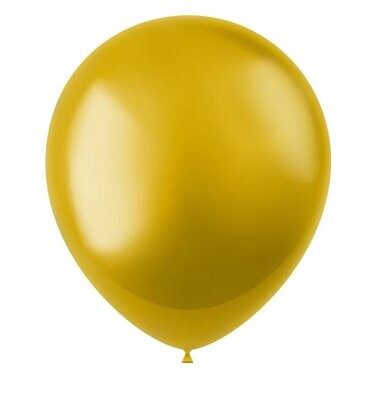 Luftballon 33 cm gold metallisch 10er Packung