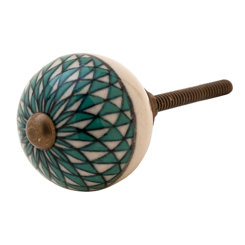 Möbelknauf Blue Stripe Nr. 43