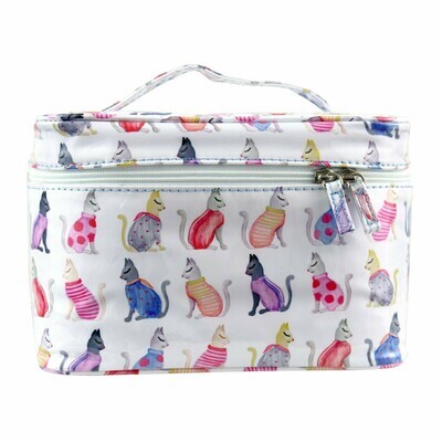 WS Cats By Cat Small Beauty Case