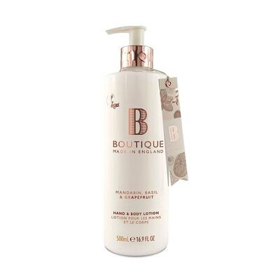 Grace Cole Boutique Mandarin, Basil & Grapefruit Hand & Body Lotion 500ml