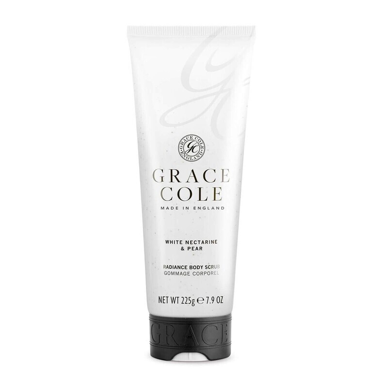 Grace Cole Boutique White Nectarine & Pear Body Scrub 225g