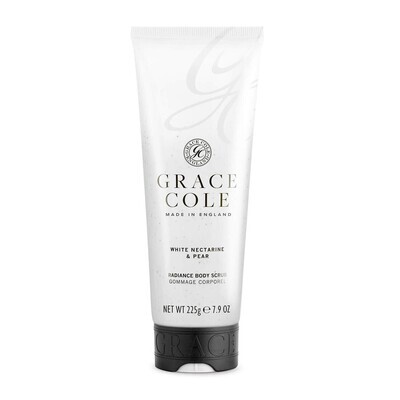 Grace Cole Boutique White Nectarine & Pear Body Scrub 225g