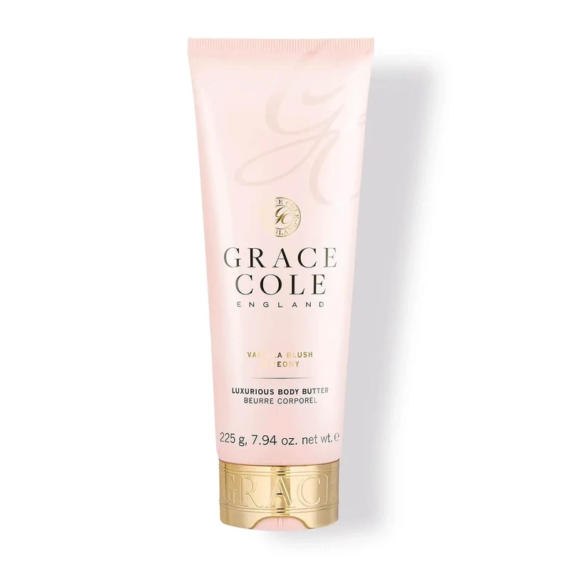 Grace Cole Boutique Vanilla Blush and Peony Body Butter 225g