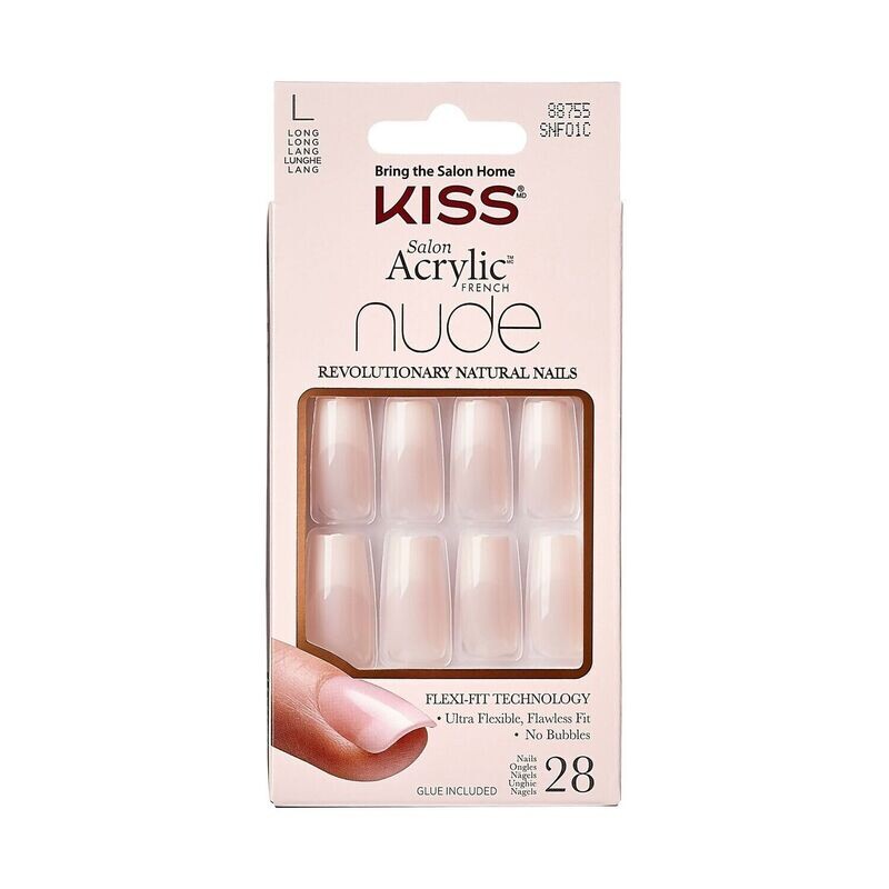 Salon Acrylic French Nude Nails - Reveal It