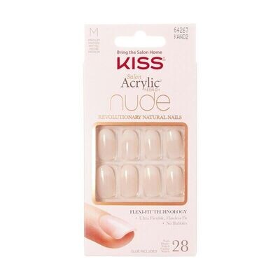 Salon Acrylic Nude Nails - Graceful