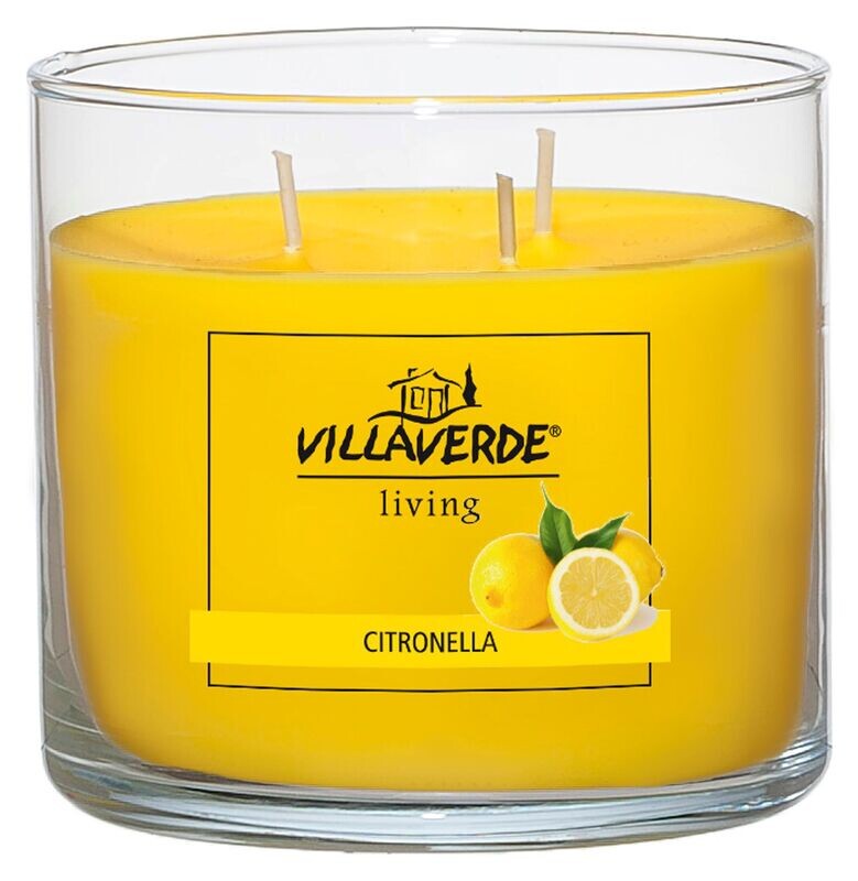 3-Docht Duftkerze Citronella
