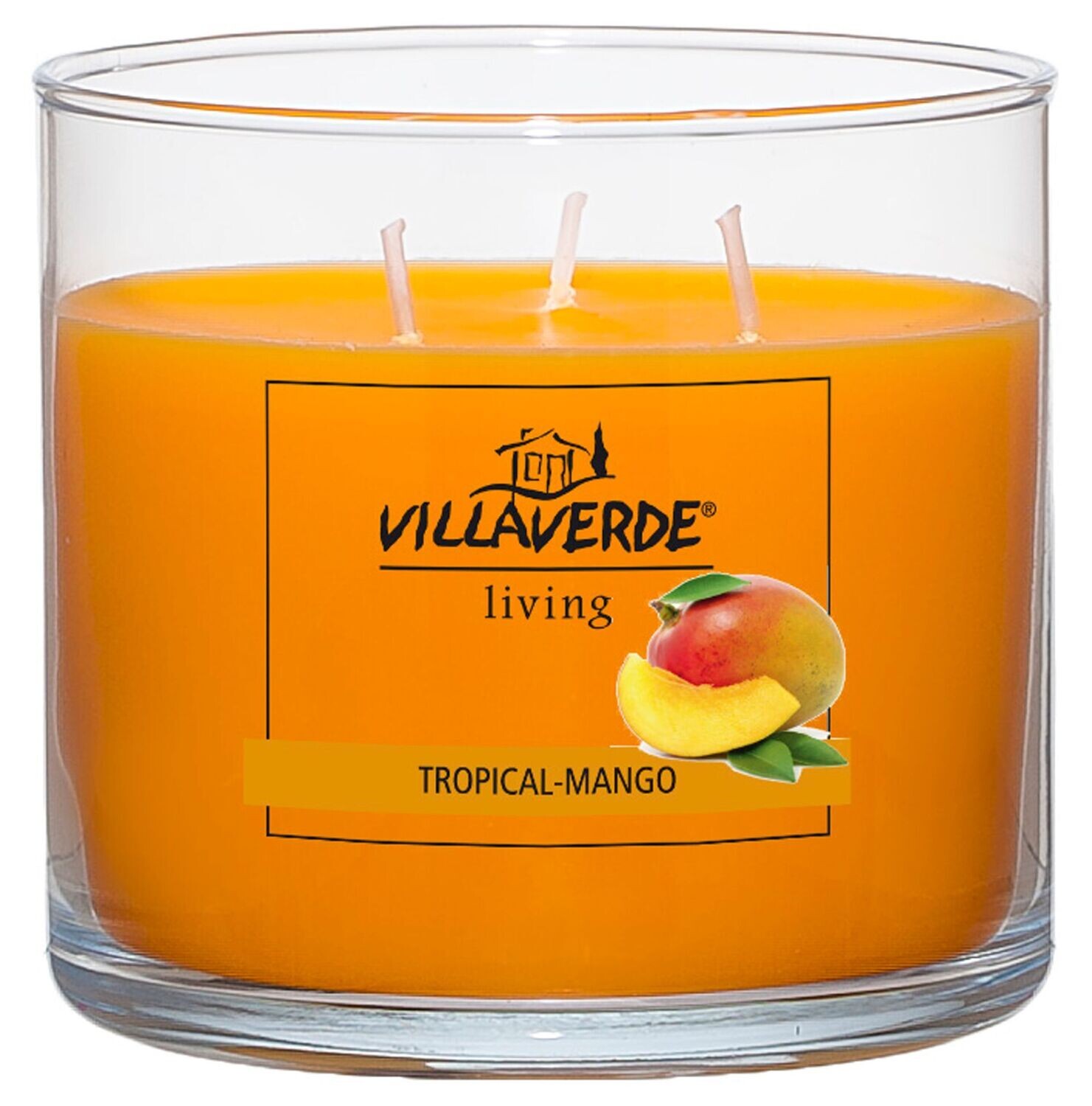3-Docht Duftkerze Tropical Mango