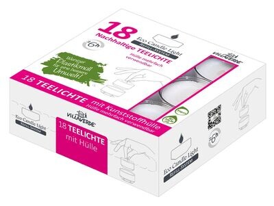 ECO Teelichter 18er Hülle