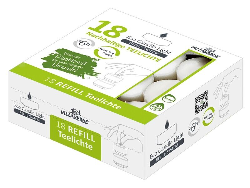 ECO Teelichter 18er Refill