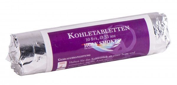 Kohletabletten 3,3 cm 10 Tabletten