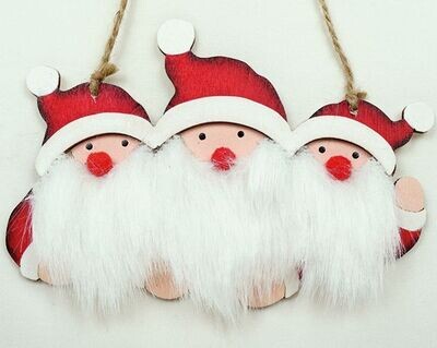 Anhänger Santa mit Bart
