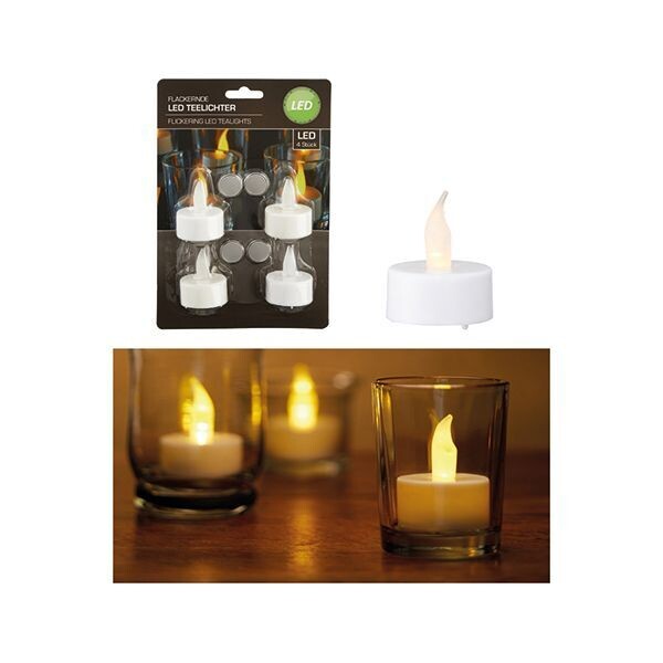 LED Teelichter 4er Set