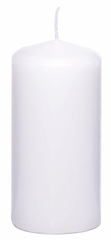 Kerze Weiss 78x150mm