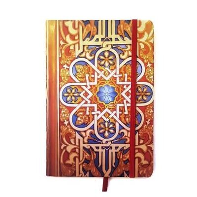 Buntglas-Notizbuch
