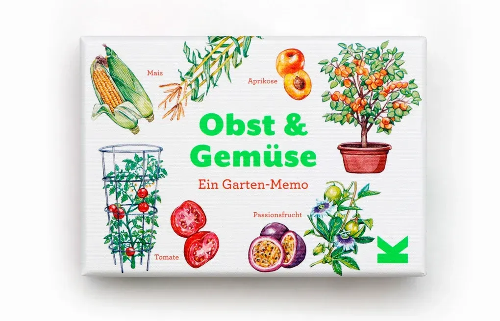 Obst & Gemüse ein Garten-Memo