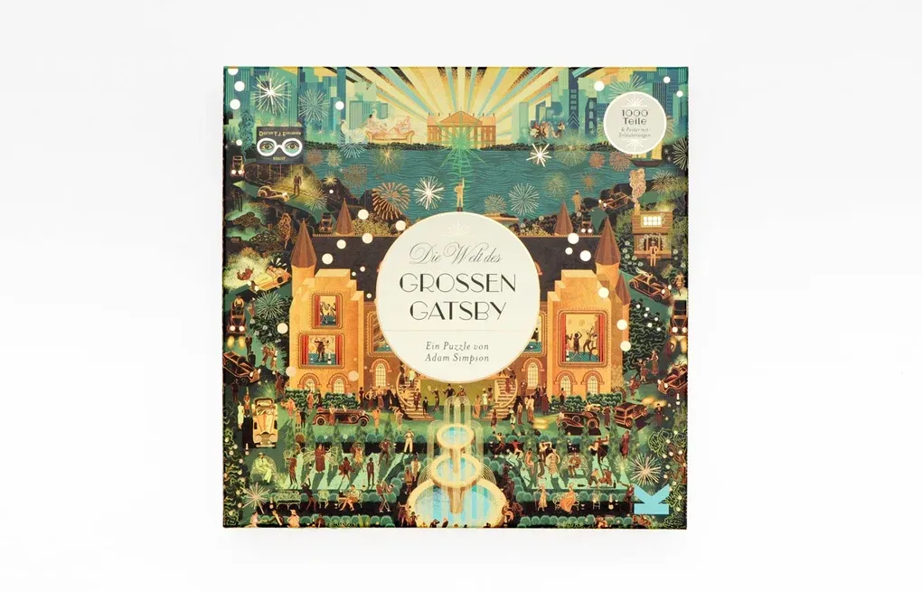 Die Welt des großen Gatsby ein 1000-Teile-Puzzle
