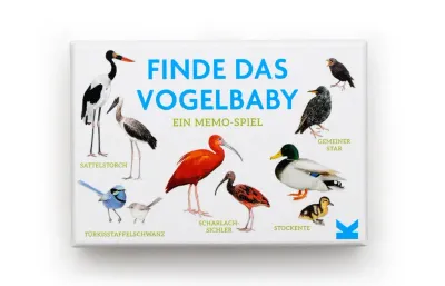 Finde das Vogelbaby Memospiel