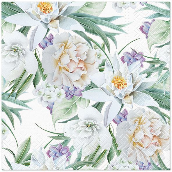 Serviette Orient Flowers