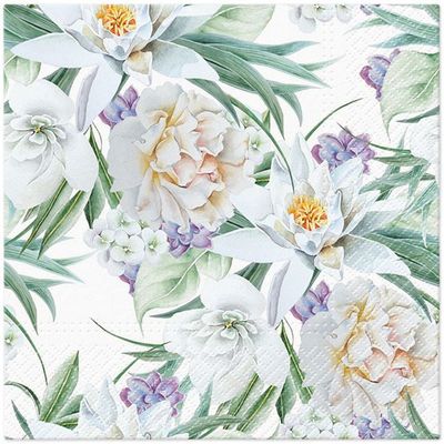 Serviette Orient Flowers