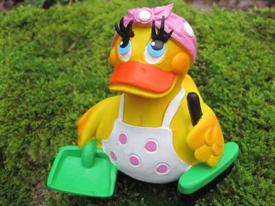 Ente Latex Putzfrau