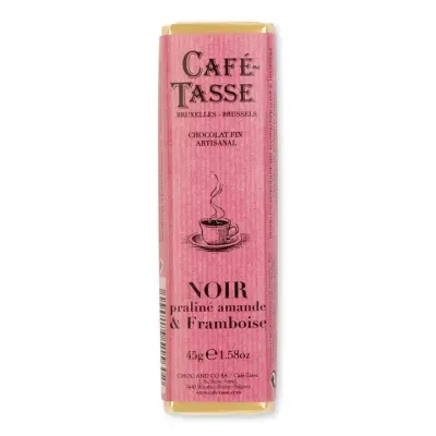 Schokoriegel Noir Praline Mandel & Himbeere