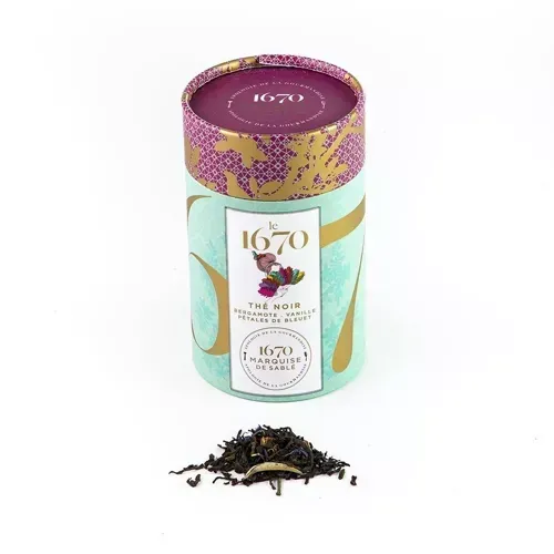 Schwarzer Tee Bergamotte, Vanille und Kornblumenblüten 50 g