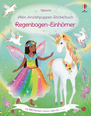 Mein Anziehpuppen-Stickerbuch: Regenbogen-Einhörner Mein Anziehpuppen-Stickerbuch: Regenbogen-Einhörner