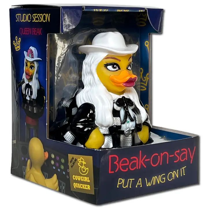 Beak-On-Say - "Put A Wing On It" Rubber Duck