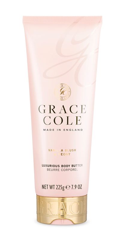 Grace Cole Boutique Vanilla Blush and Peony Body Butter 225g