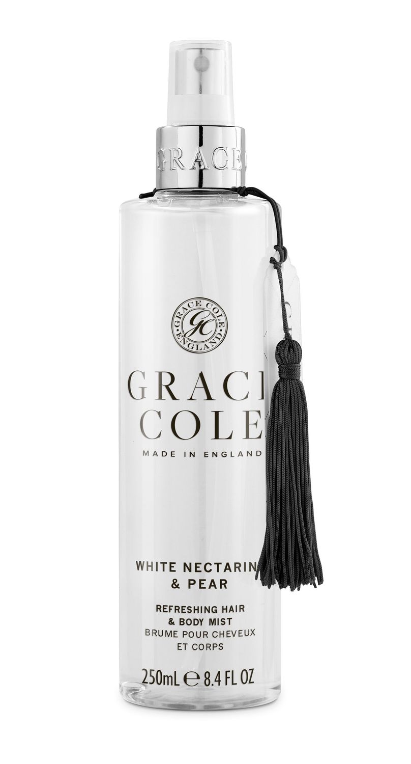 Grace Cole Boutique White Nectarine & Pear Hair & Body Mist Spray 250ml