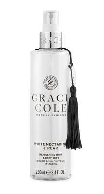 Grace Cole Boutique White Nectarine & Pear Hair & Body Mist Spray 250ml