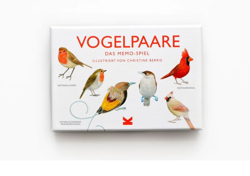 Vogelpaare Memo-Spiel