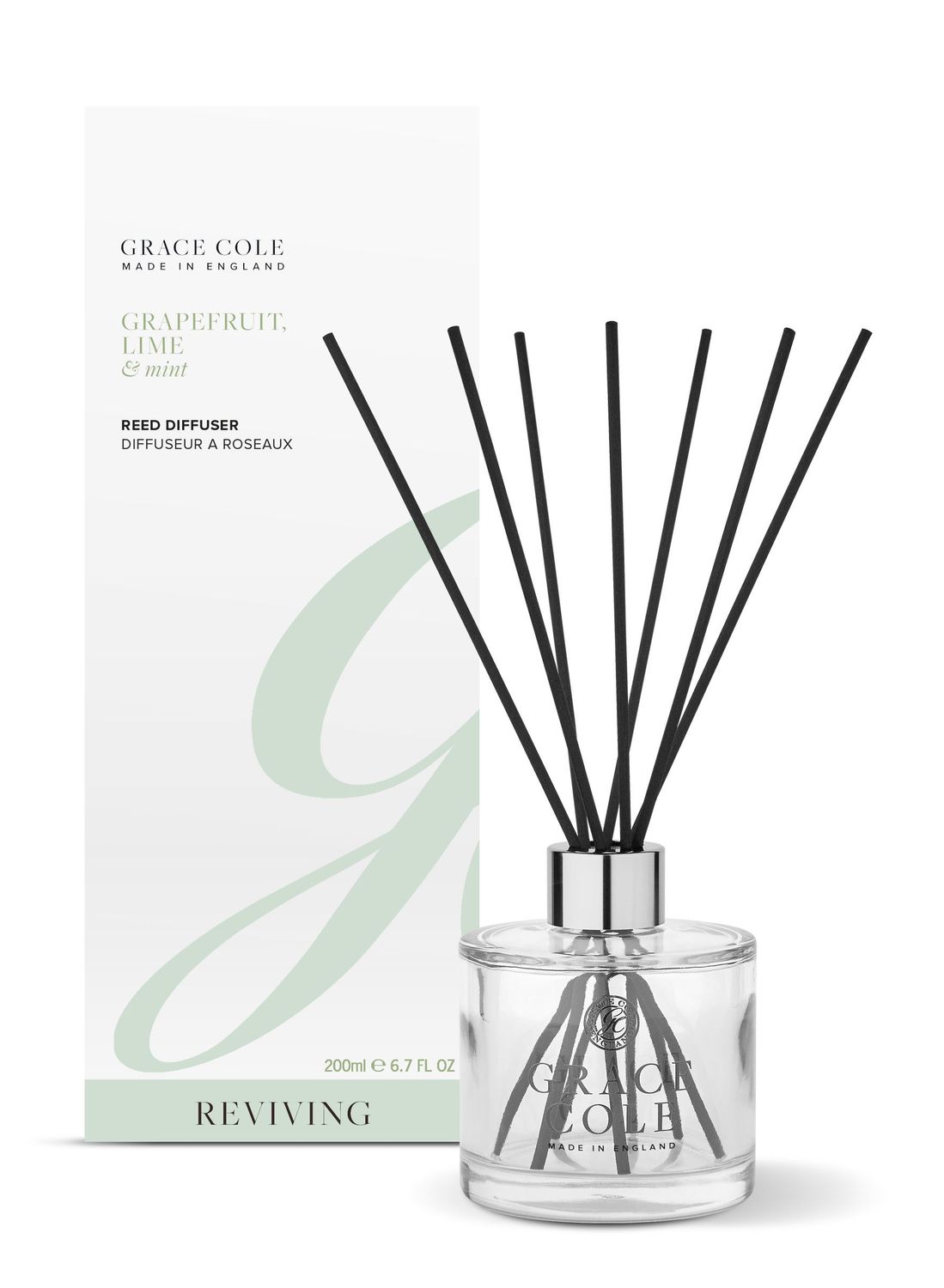 Grace Cole Grapefruit, Lime & Mint Diffuser 200ml Grace Cole Grapefruit, Lime & Mint Diffuser 200ml